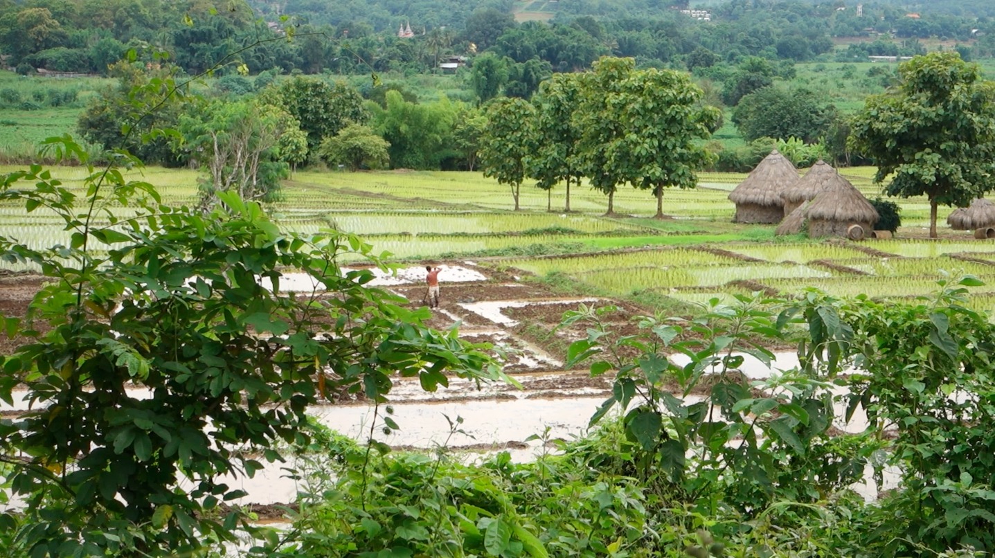 Pai, a small village behind mountains